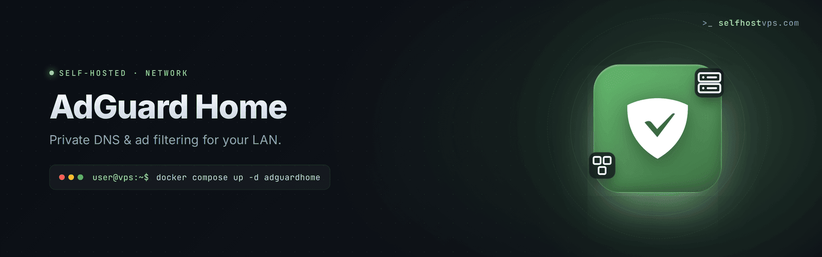 AdGuard Home VPS hero banner